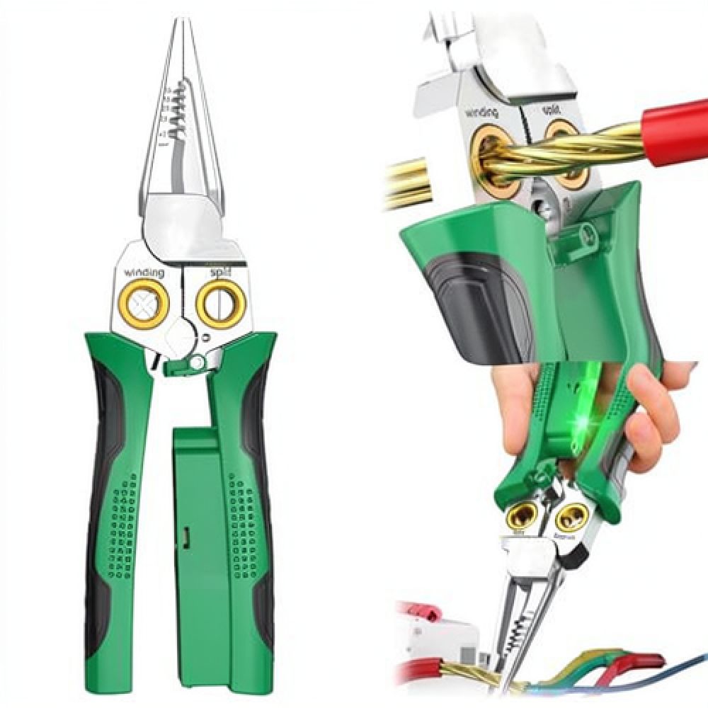 Precision 8 In 1 Wire Stripper - Heavy Equipment Electrician ulasan dan harga