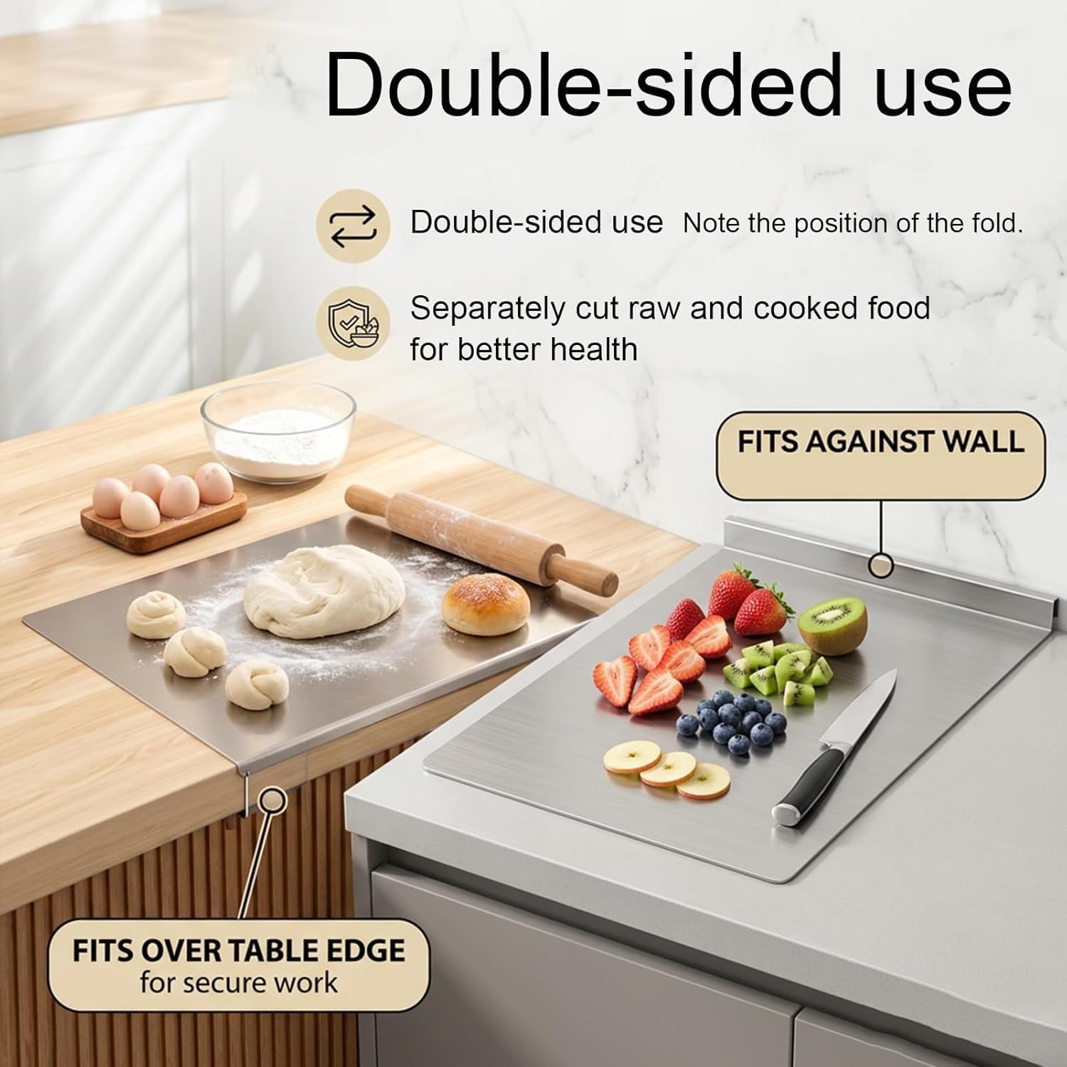 Stainless Steel Cutting Board  - Heavy Equipment Bucket ulasan dan harga
